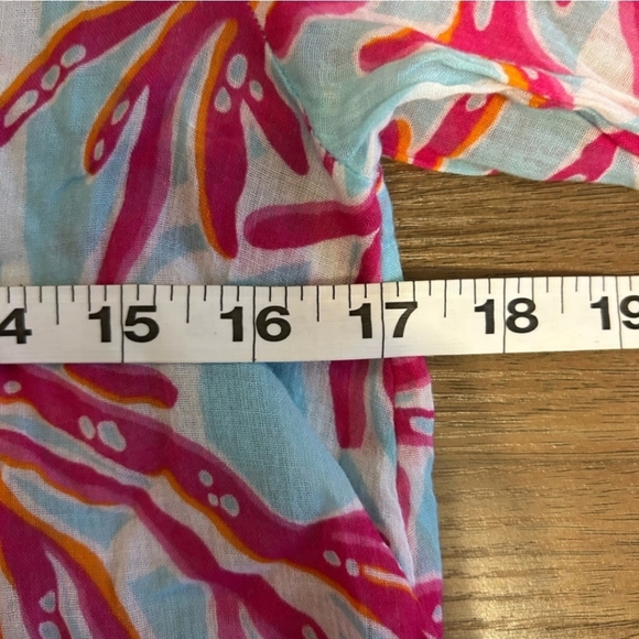 Lilly Pulitzer Breakwater Underwater Escape Luci Tunic Size XS MSRP $108 EUC - Picture 8 of 9